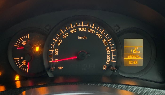 2020 Maruti Swift Dzire TOUR S-CNG, CNG, Manual, 28,904 km, Odometer Image