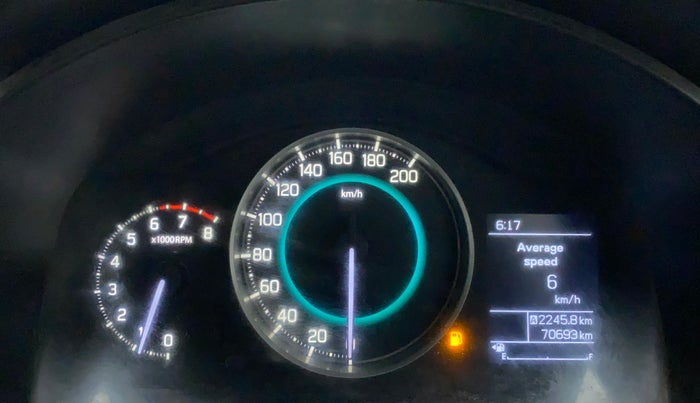 2017 Maruti IGNIS DELTA 1.2, Petrol, Manual, 70,693 km, Odometer Image