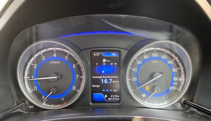 2016 Maruti Baleno ALPHA PETROL 1.2, Petrol, Manual, 86,076 km, Odometer Image