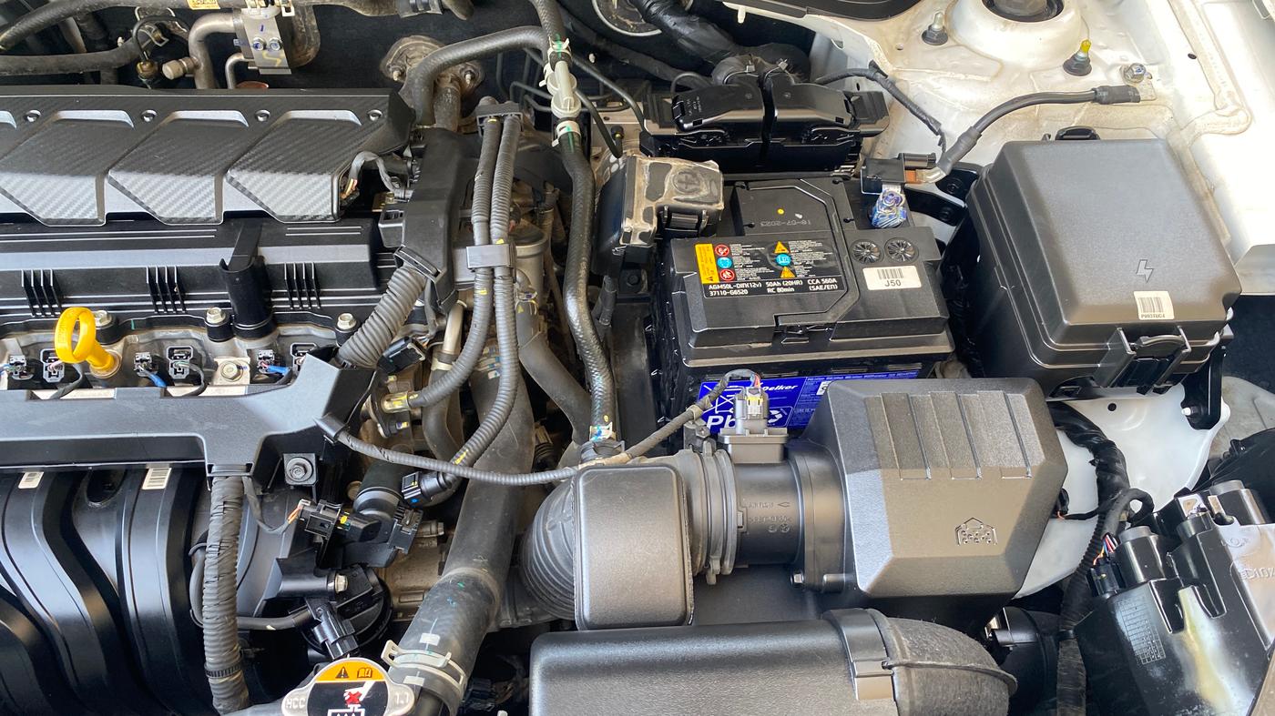 2023 KIA SELTOS  HTX 1.5 PETROL MT, Petrol, Manual, 35,585 km, Engine View - Left