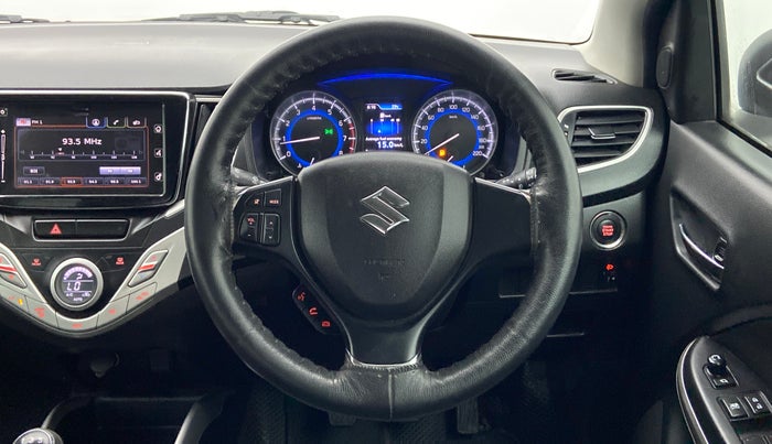 2016 Maruti Baleno ALPHA 1.2 K12, Petrol, Manual, 17,625 km, Steering Wheel Close Up