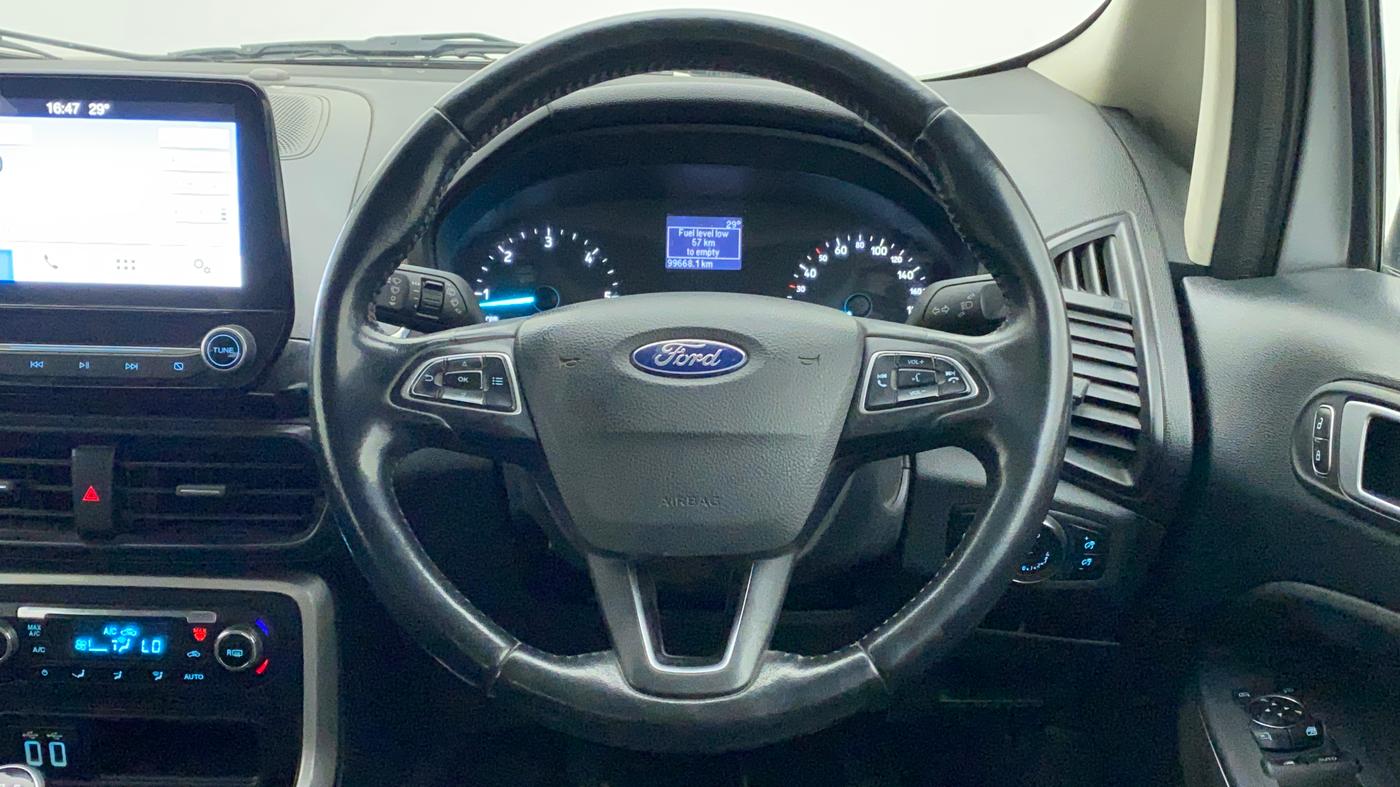 2018 Ford Ecosport TITANIUM 1.5L DIESEL, Diesel, Manual, 99,668 km, Steering Wheel Close Up