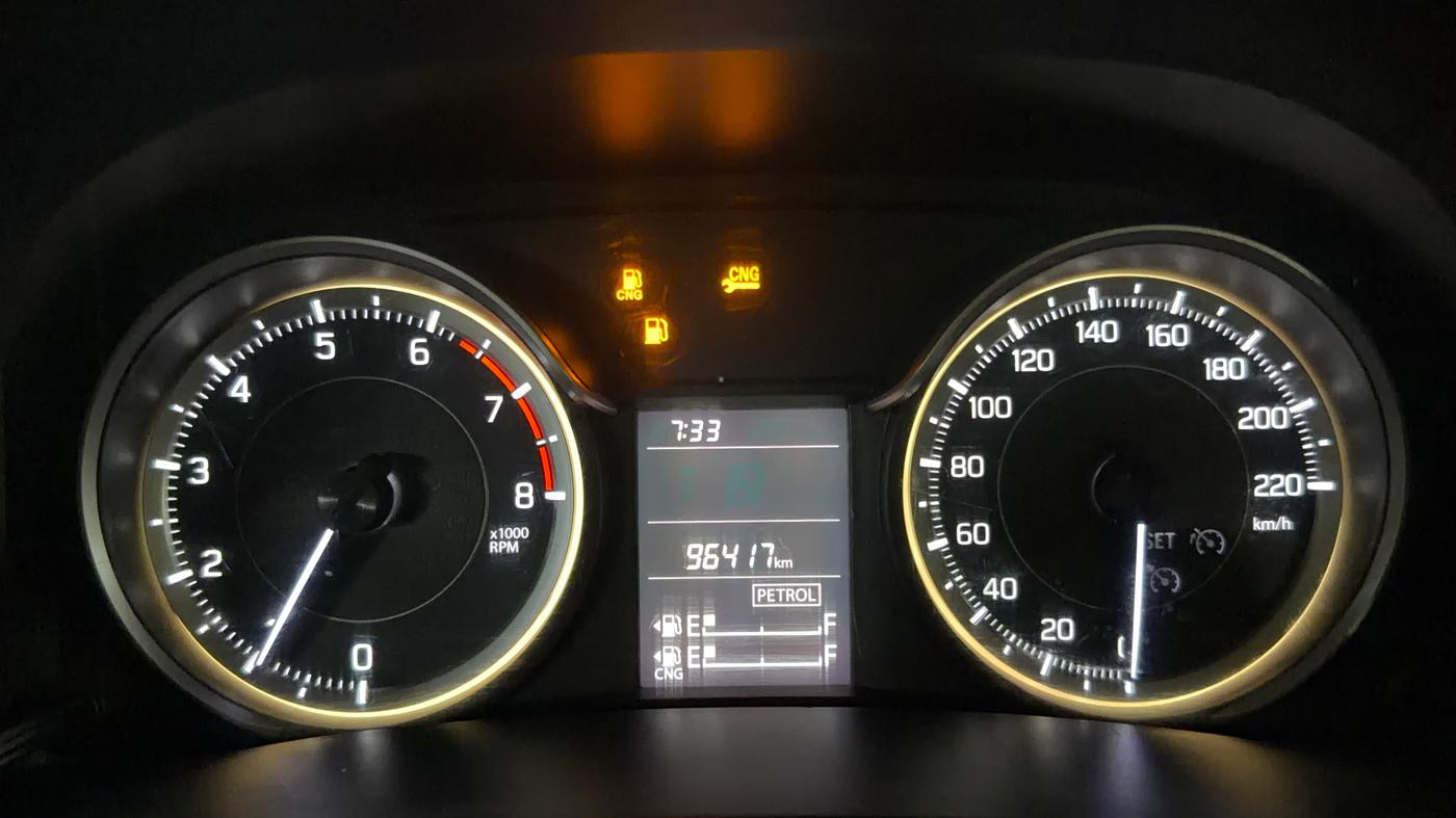 2021 Maruti Ertiga VXI CNG, CNG, Manual, 96,408 km, Odometer Image