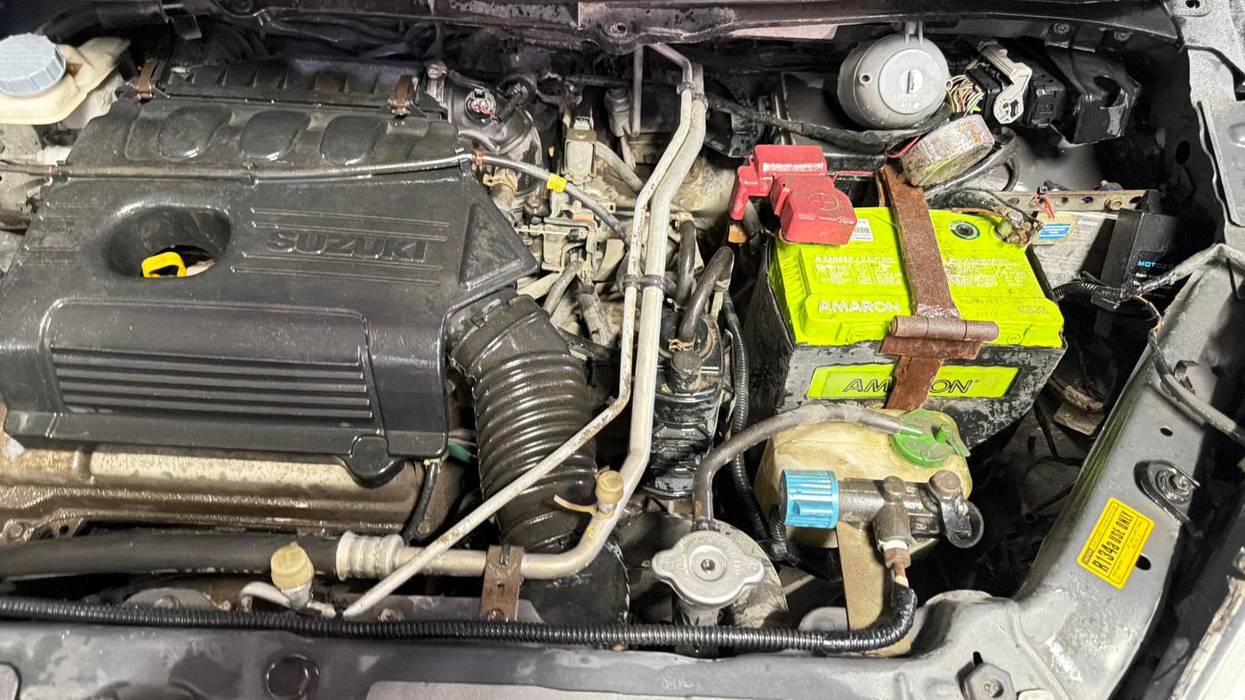 2015 Maruti Wagon R 1.0 LXI, CNG, Manual, 74,541 km, Engine View - Left