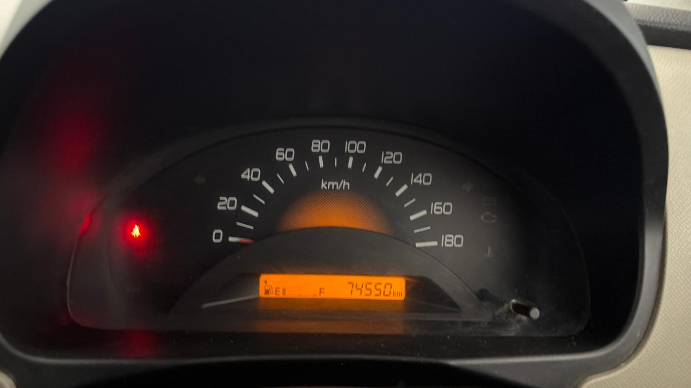 2015 Maruti Wagon R 1.0 LXI, CNG, Manual, 74,541 km, Odometer Image