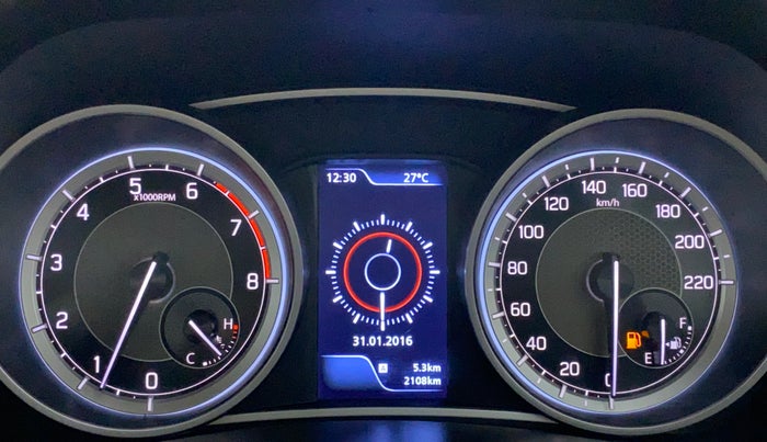 2021 Maruti Dzire ZXI Plus, Petrol, Manual, 2,274 km, Odometer Image
