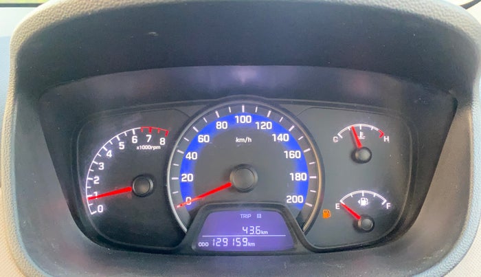 2014 Hyundai Xcent S 1.2, Petrol, Manual, 1,29,125 km, Odometer Image