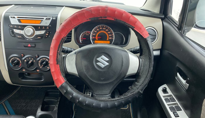 2015 Maruti Wagon R 1.0 VXI, Petrol, Manual, 55,353 km, Steering Wheel Close Up