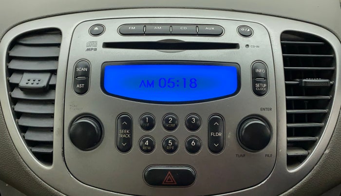 2013 Hyundai i10 SPORTZ 1.1, Petrol, Manual, 41,364 km, Infotainment System