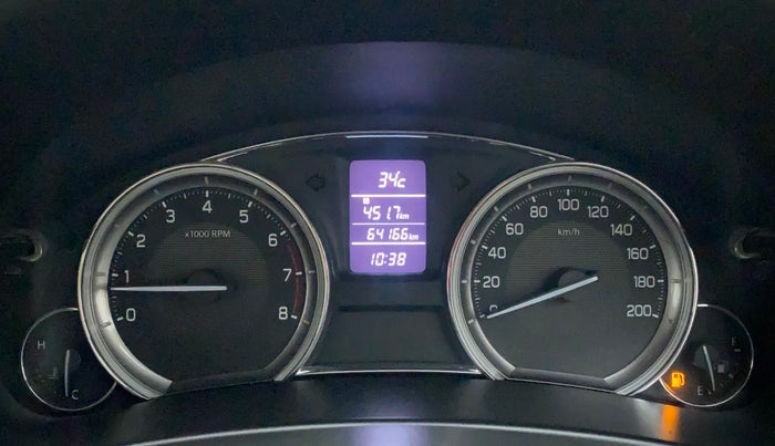 2016 Maruti Ciaz VXI, Petrol, Manual, 64,162 km, Odometer Image