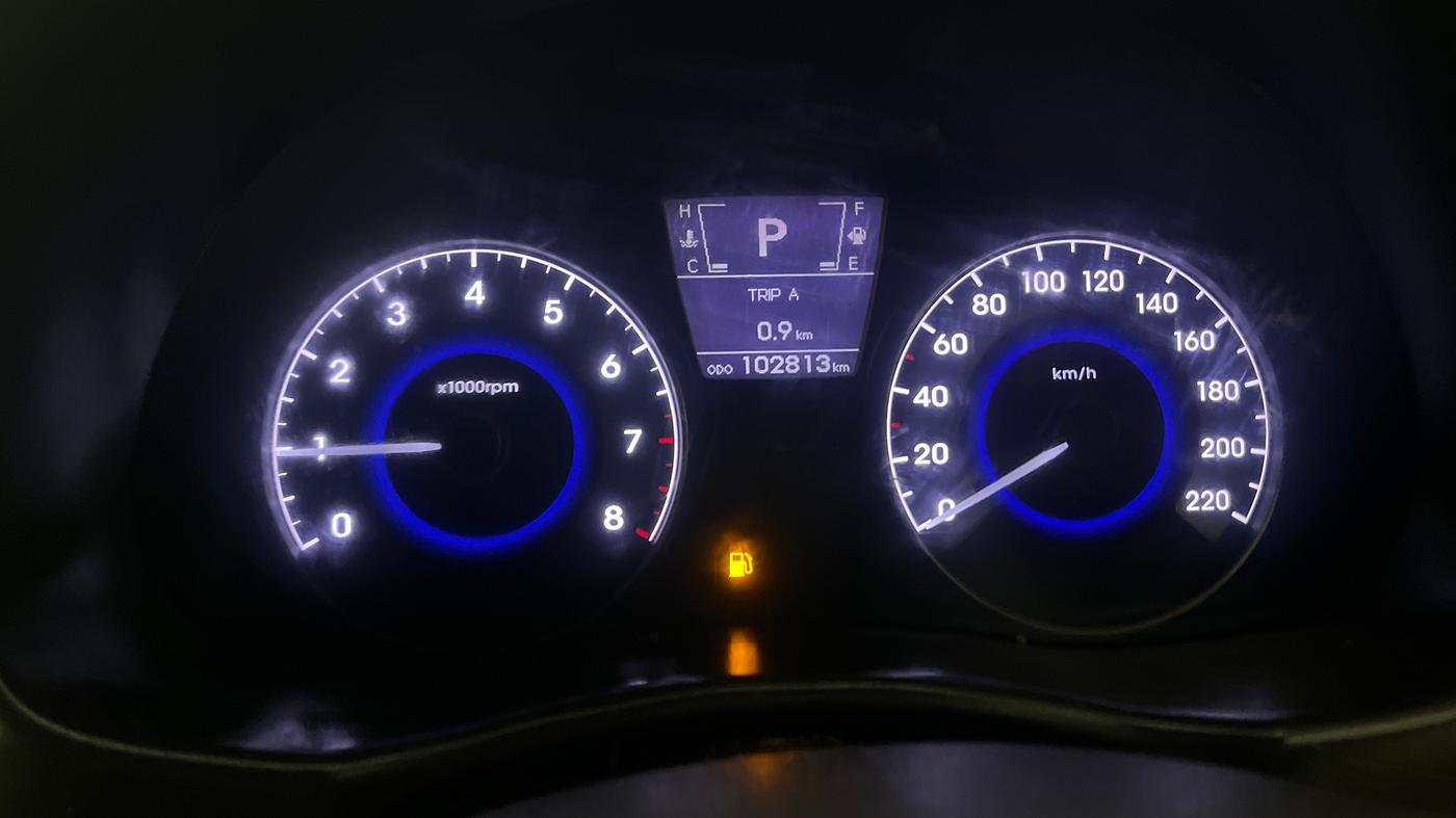 2013 Hyundai Verna FLUIDIC 1.6 VTVT SX OPT AT, Petrol, Automatic, 1,02,812 km, Odometer Image