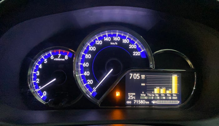 2018 Toyota YARIS G MT, Petrol, Manual, 71,573 km, Odometer Image