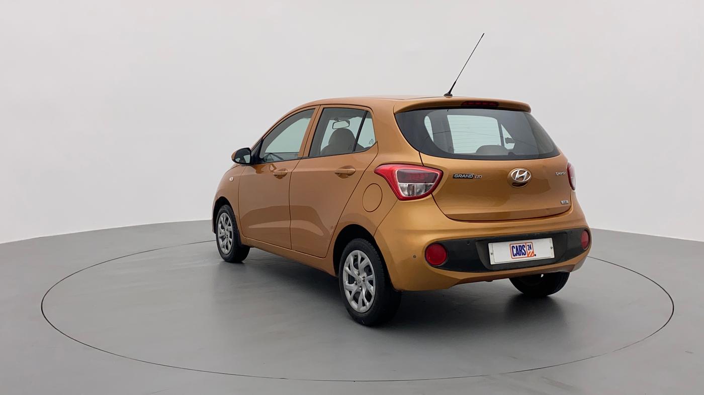 2017 Hyundai Grand i10 SPORTZ 1.2 KAPPA VTVT, Petrol, Manual, 59,156 km, Left Back Diagonal