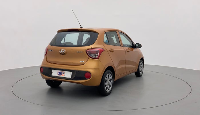 2017 Hyundai Grand i10 SPORTZ 1.2 KAPPA VTVT, Petrol, Manual, 59,156 km, Right Back Diagonal