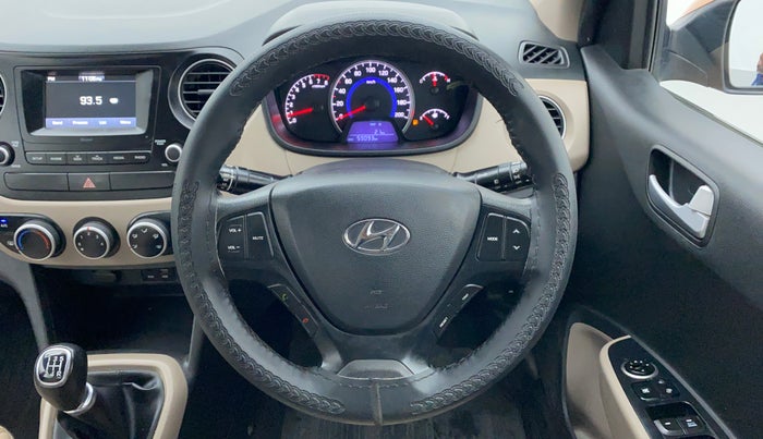 2017 Hyundai Grand i10 SPORTZ 1.2 KAPPA VTVT, Petrol, Manual, 59,156 km, Steering Wheel Close Up