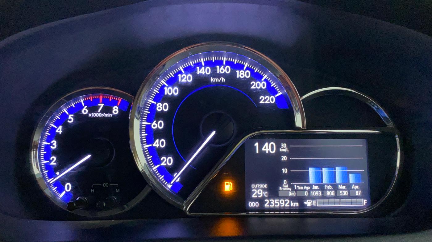 2021 Toyota YARIS G MT, Petrol, Manual, 24,667 km, Odometer Image