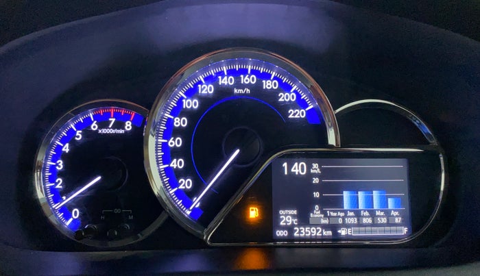 2021 Toyota YARIS G MT, Petrol, Manual, 24,667 km, Odometer Image