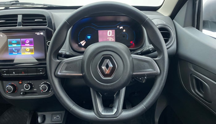 2021 Renault Kwid RXT 1.0 (O), Petrol, Manual, 4,782 km, Steering Wheel Close Up