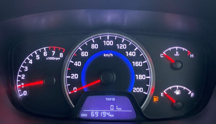 2014 Hyundai Grand i10 SPORTZ 1.2 KAPPA VTVT, Petrol, Manual, 69,258 km, Odometer Image