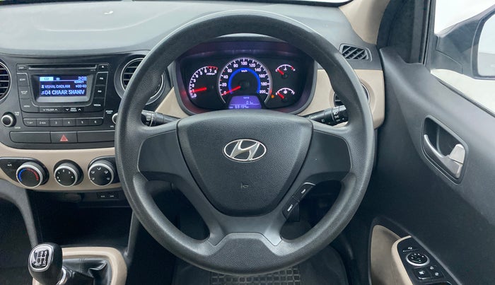 2014 Hyundai Grand i10 SPORTZ 1.2 KAPPA VTVT, Petrol, Manual, 69,258 km, Steering Wheel Close Up