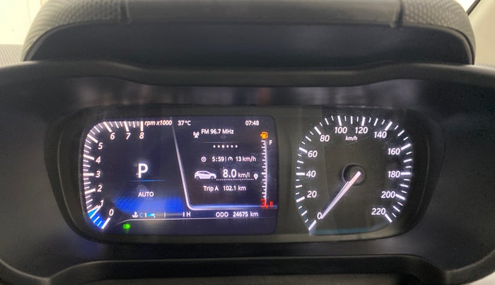 2022 Tata ALTROZ XZA PLUS, Petrol, Automatic, 24,675 km, Odometer Image