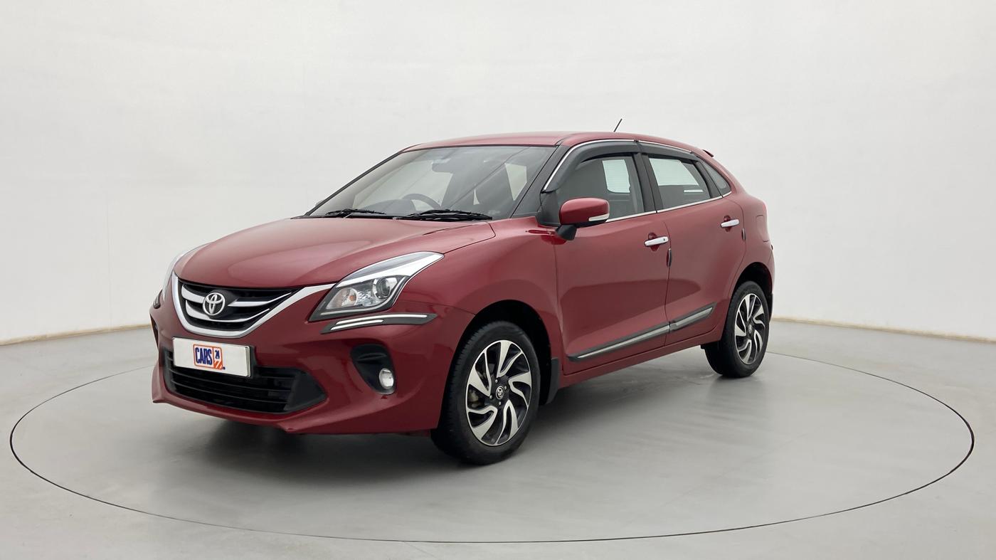 2021 Toyota Glanza G, Petrol, Manual, 27,599 km, Left Front Diagonal