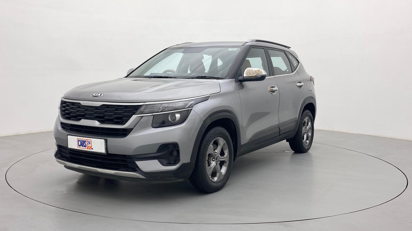 2019 KIA SELTOS HTK PLUS AT 1.5 DIESEL, Diesel, Automatic, 55,081 km, Left Front Diagonal