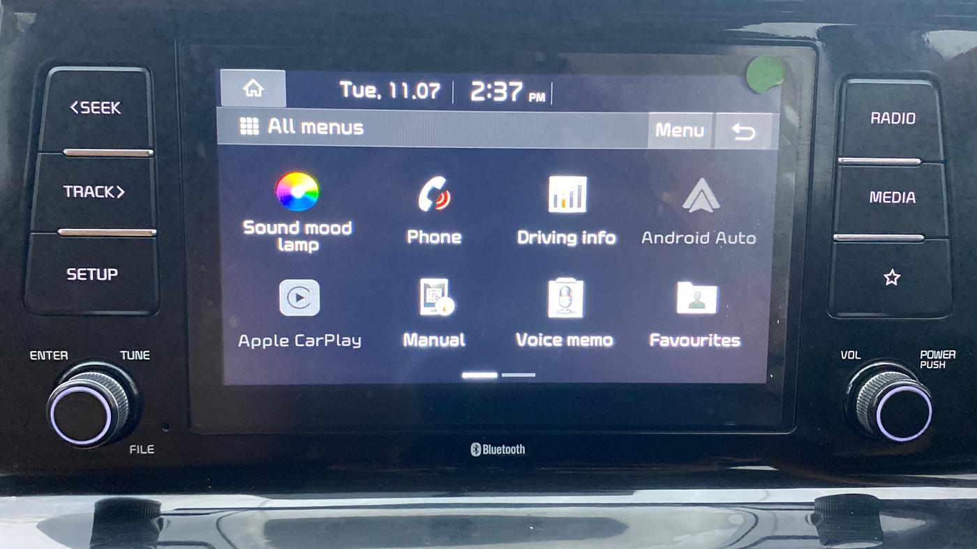 2019 KIA SELTOS HTK PLUS AT 1.5 DIESEL, Diesel, Automatic, 55,081 km, Infotainment System