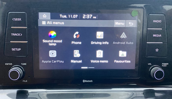 2019 KIA SELTOS HTK PLUS AT 1.5 DIESEL, Diesel, Automatic, 55,081 km, Infotainment System