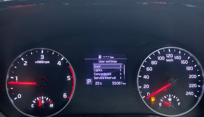 2019 KIA SELTOS HTK PLUS AT 1.5 DIESEL, Diesel, Automatic, 55,081 km, Odometer Image