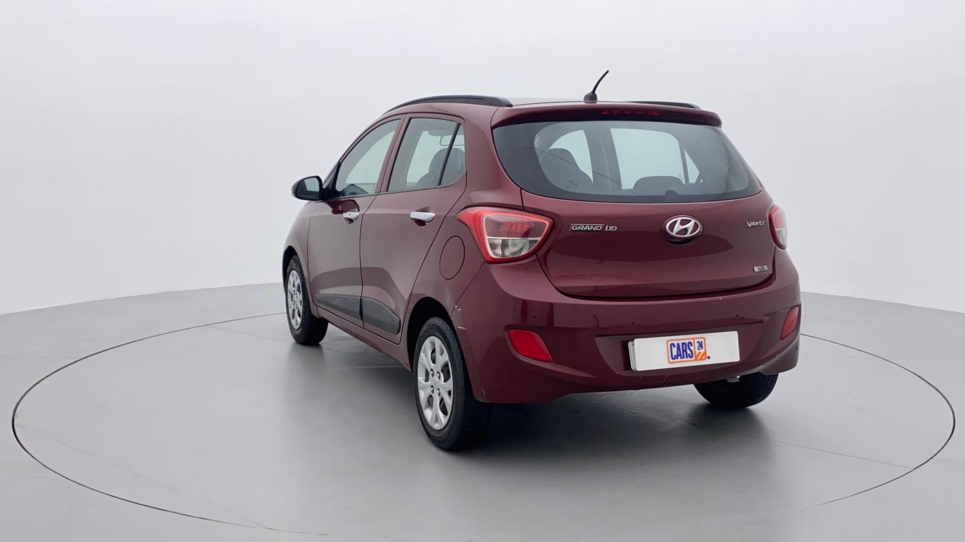 2013 Hyundai Grand i10 SPORTZ 1.2 KAPPA VTVT, Petrol, Manual, 77,847 km, Left Back Diagonal