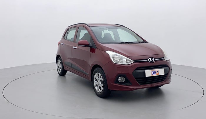 2013 Hyundai Grand i10 SPORTZ 1.2 KAPPA VTVT, Petrol, Manual, 77,847 km, Right Front Diagonal