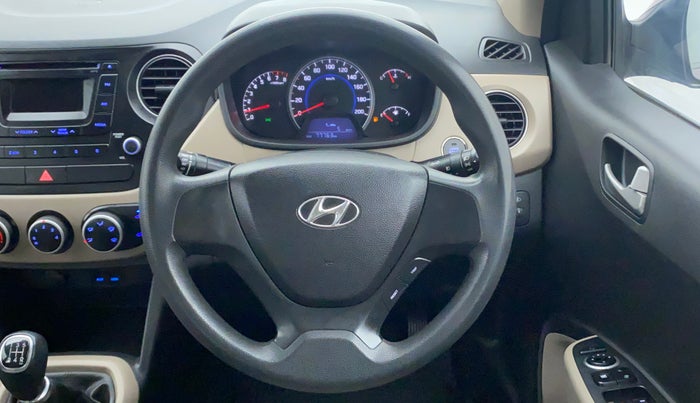 2013 Hyundai Grand i10 SPORTZ 1.2 KAPPA VTVT, Petrol, Manual, 77,847 km, Steering Wheel Close Up