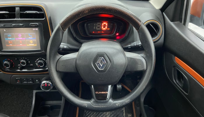 2018 Renault Kwid CLIMBER 1.0 AMT, Petrol, Automatic, 44,116 km, Steering Wheel Close Up