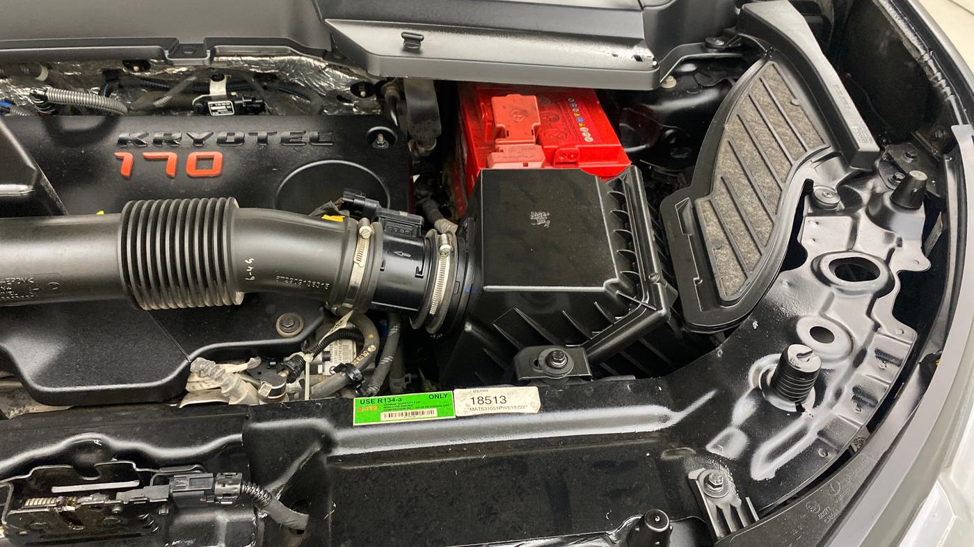 2023 Tata Safari XZA PLUS O DARK EDITION, Diesel, Automatic, 32,661 km, Engine View - Left