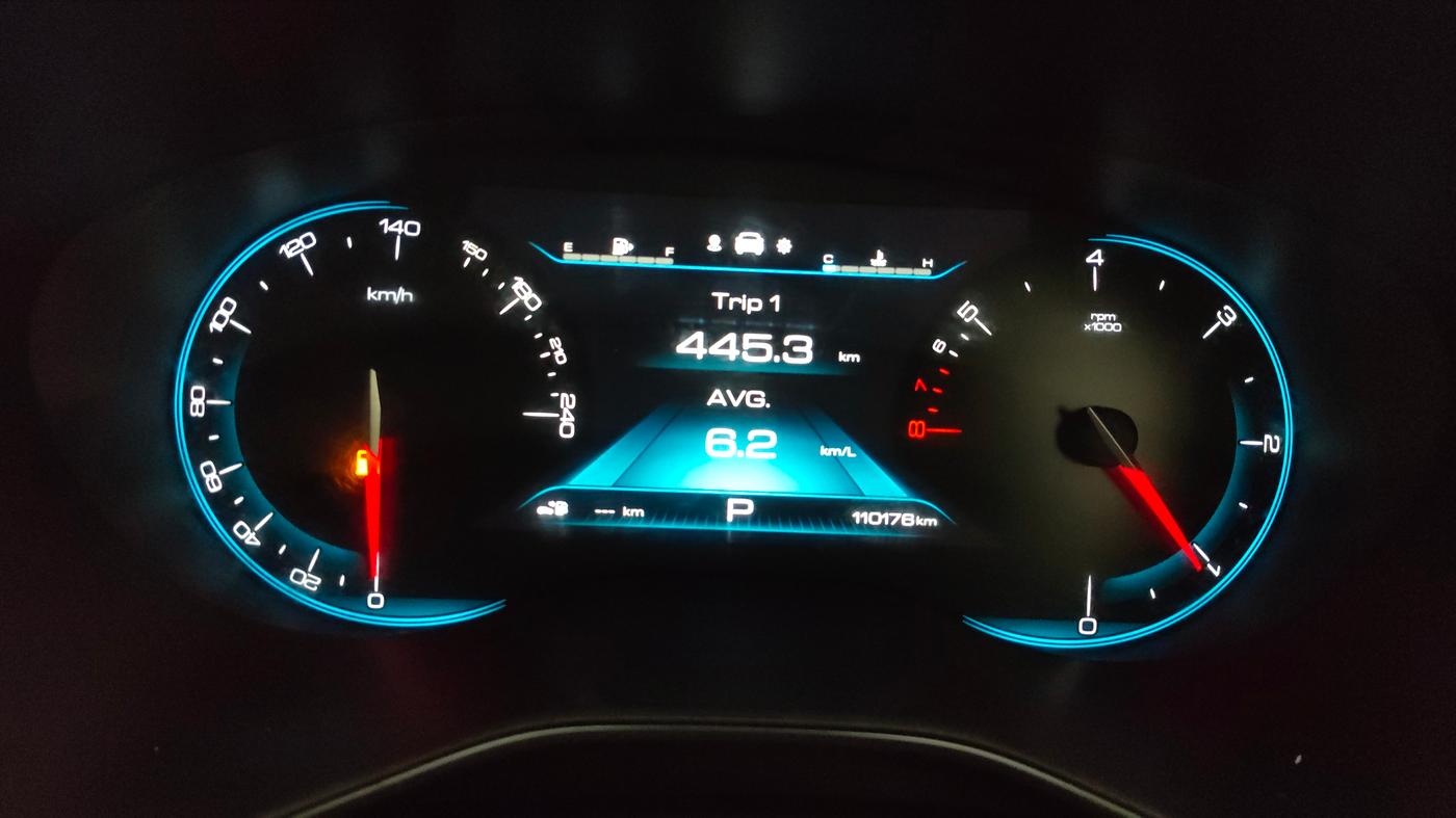 2019 MG HECTOR SHARP 1.5 DCT PETROL, Petrol, Automatic, 1,10,176 km, Odometer Image