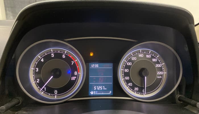2019 Maruti Dzire VXI, Petrol, Manual, 57,255 km, Odometer Image