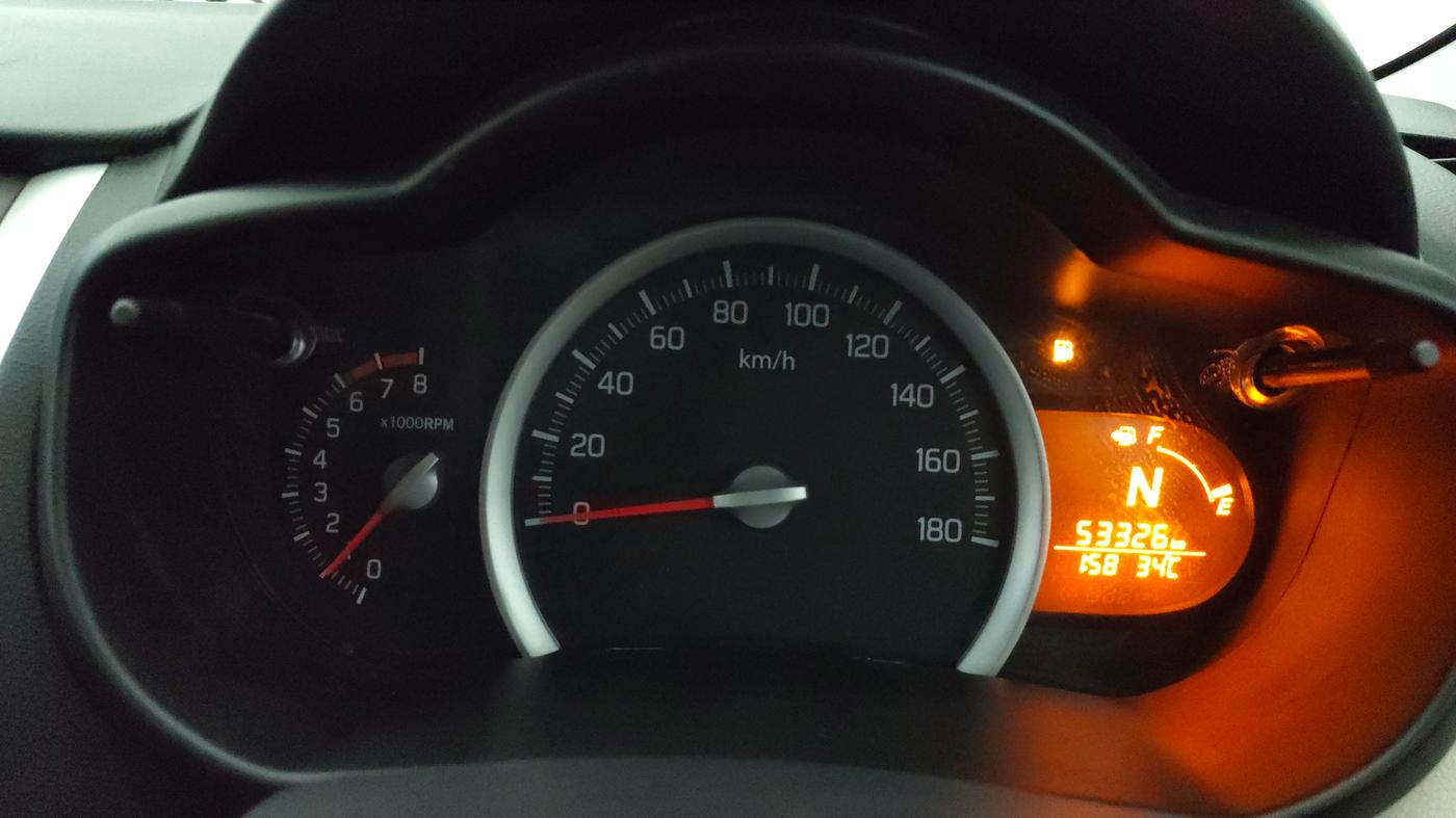 2018 Maruti Celerio ZXI AMT (O), Petrol, Automatic, 53,312 km, Odometer Image