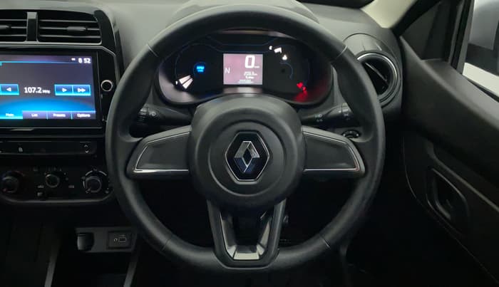 2022 Renault Kwid RXT 1.0 AMT (O), Petrol, Automatic, 2,063 km, Steering Wheel Close Up
