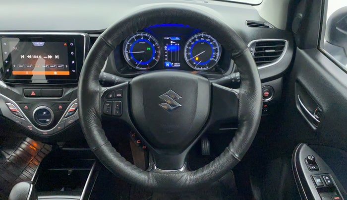 2019 Maruti Baleno ZETA 1.2 K12 CVT, Petrol, Automatic, 10,079 km, Steering Wheel Close Up