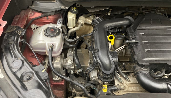 2022 Volkswagen TAIGUN TOPLINE 1.0 TSI MT, Petrol, Manual, 1,27,393 km, Engine View - Right