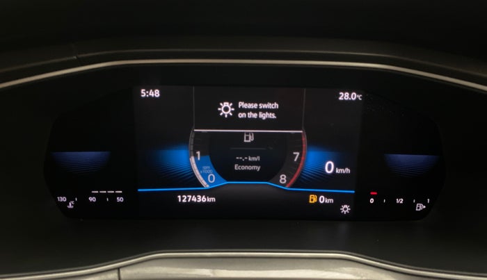 2022 Volkswagen TAIGUN TOPLINE 1.0 TSI MT, Petrol, Manual, 1,27,393 km, Odometer Image