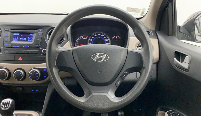 2014 Hyundai Grand i10 SPORTZ 1.2 KAPPA VTVT, Petrol, Manual, 81,950 km, Steering Wheel Close Up