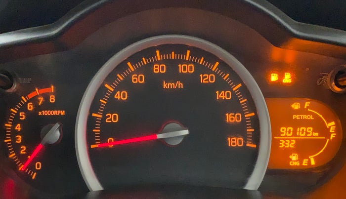 2018 Maruti Celerio VXI CNG, CNG, Manual, 90,082 km, Odometer Image