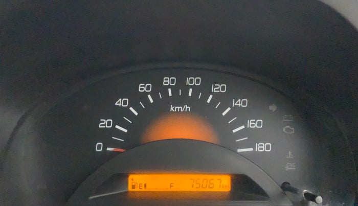 2014 Maruti Wagon R 1.0 LXI CNG, CNG, Manual, 75,067 km, Odometer Image