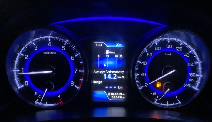 2017 Maruti Baleno ALPHA PETROL 1.2, Petrol, Manual, 88,657 km, Odometer Image