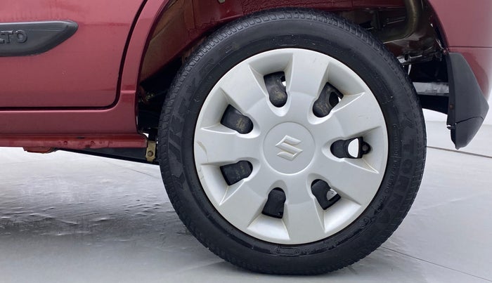 2014 Maruti Alto K10 VXI P, Petrol, Manual, 17,625 km, Left Rear Wheel