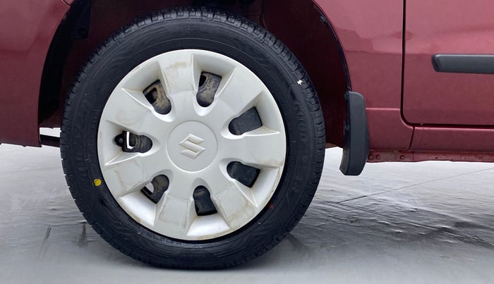 2014 Maruti Alto K10 VXI P, Petrol, Manual, 17,625 km, Left Front Wheel