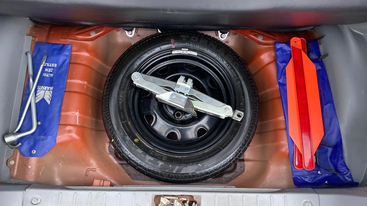 2014 Maruti Alto K10 VXI P, Petrol, Manual, 17,625 km, Spare Tyre