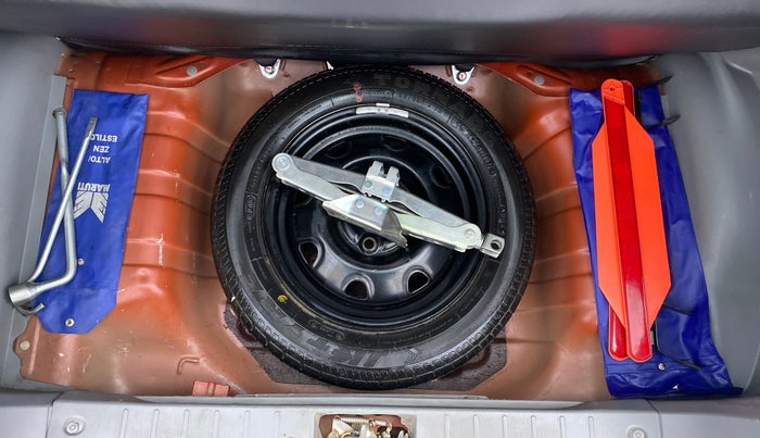 2014 Maruti Alto K10 VXI P, Petrol, Manual, 17,625 km, Spare Tyre